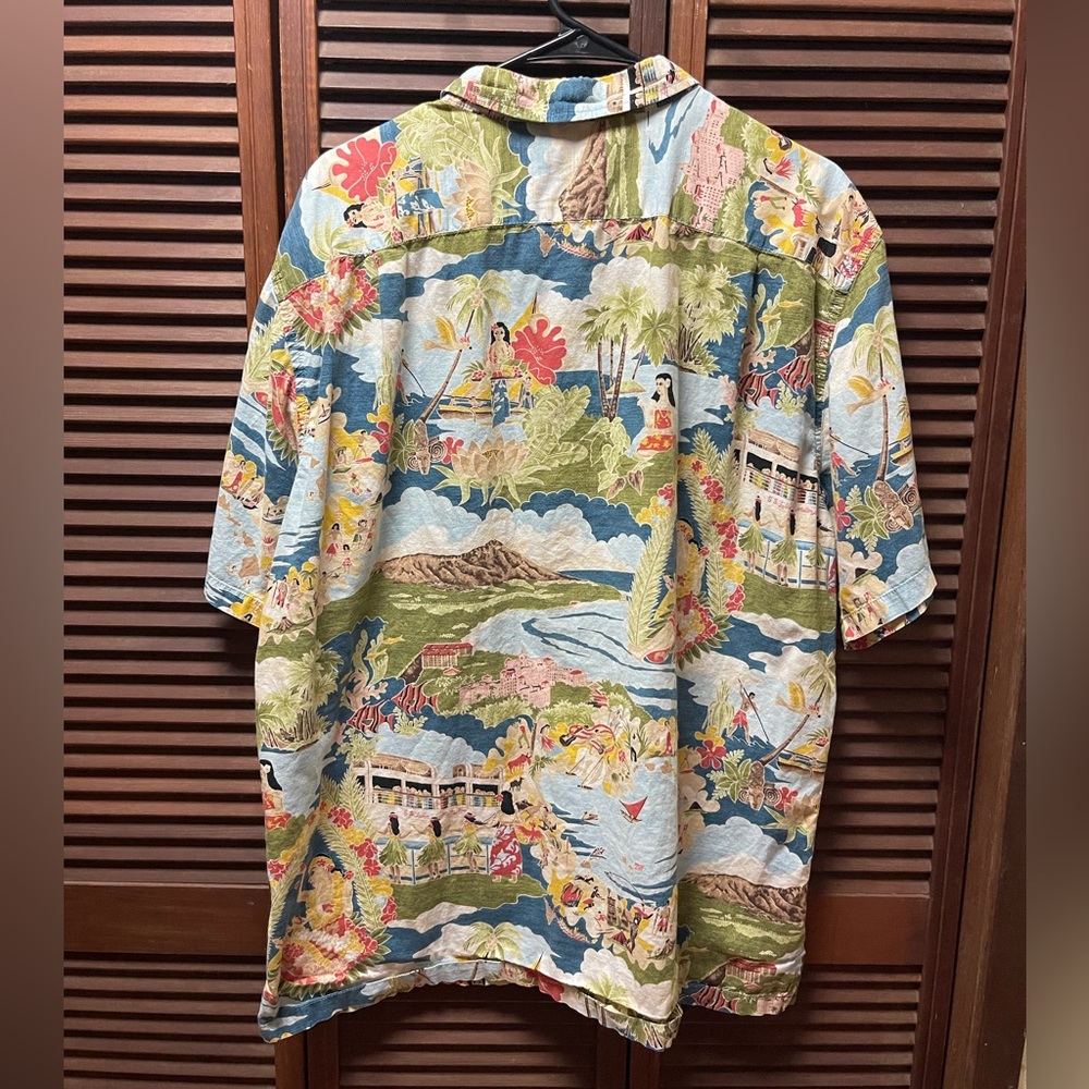 Tori Richard Boat Day Aloha Sport Shirt Size 2XL - Picture 5 of 6